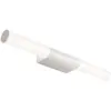 Image de Applique Et Plafonnier À Led Orientable Sticks, Structure En Aluminium Blanc Mat, 15.5W, Dimmable Triac, Ip54, 50 Cm De Hauteur