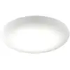 Image de Zafferano Applique Et Plafonnier, Verre Et Métal, Ø 350x86 Mm, Led 16.0 Watt, Dimmable Triac, Température De Couleur Réglable 2200k-4000k, Blanc Mat