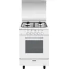 Image de Cuisinière gaz 60l 4 feux blanc - Glem - GA551GWH -