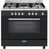 Image de Piano de cuisson mixte 104l 5 feux noir - Glem - GE960CVBK2 -