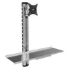 Image de Techly Support Mural Ergonomique Argenté Pour Bureau