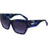 Image de LIU JO LJ785S 424 BLUE AZURE TORTOISE 61/16/135 FEMALE Lunettes de soleil