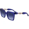 Image de LIU JO LJ779S 502 INDIGO 53/19/140 FEMALE Lunettes de soleil