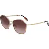 Image de LIU JO LJ157S 731 YELLOW GOLD 59/18/140 FEMALE Lunettes de soleil