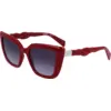Image de Liu Jo Femme Liu Jo LJ789S 600 Lunettes de soleil Bio-inject Rouge Cat Eye Normale Ombré