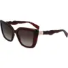 Image de Liu Jo Femme Liu Jo LJ789S 200 Lunettes de soleil Bio-inject Marron Marron Cat Eye Normale Ombré