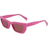 Image de LIU JO LJ790S 610 ROSE 52/21/140 FEMALE Lunettes de soleil