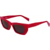 Image de Liu Jo Femme Liu Jo LJ790S 600 Lunettes de soleil Bio-inject Rouge Marron Cat Eye Normale