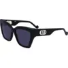 Image de Liu Jo Femme Liu Jo LJ777S 001 Lunettes de soleil Acétate Noir Gris Carré Normale Normale
