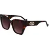 Image de Liu Jo Femme Liu Jo LJ777S 240 Lunettes de soleil Acétate Havane Marron Carré Normale Ombré