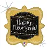 Image de Ballon Aluminium 46 cm - Happy New Year scintillant