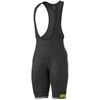 Image de ALÉ Cuissard court à bretelles - SOLID BLEND WINTER - Noir/Jaune XL