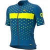 Image de Maillot de cyclisme à manches courtes Alé - STARS - Jaune/Bleu L