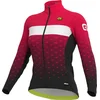 Image de Maillot de cyclisme à manches longues Alé pour l'hiver - PR-R STARS LADY WNT - Noir/Rose XS