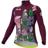 Image de Maillot de cyclisme à manches longues Alé pour l'hiver - PR-R CITY LADY WNT - bordeaux XS