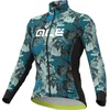 Image de Maillot de cyclisme à manches longues Alé pour l'hiver - AMAZZONIA LADY WNT - Vert/Noir M