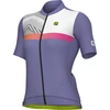 Image de Maillot de cyclisme à manches courtes Ale Pr-s Zig Zag, violet, taille S, femme, violet, taille S