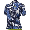 Image de Maillot cycliste à manches courtes Ale Pr-s Leaf Bleu M Bleu M Femme