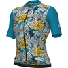 Image de Maillot de cyclisme à manches courtes ALÉ - HIBISCUS PR-E - Bleu M