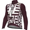 Image de Maillot de cyclisme à manches longues ALÉ pour l'hiver - PR-E MULTIVERSO - Violet L