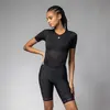 Image de Cuissard de cyclisme sans bretelles ALÉ - PR-E STRADA 2.0 - Noir/Rose XL