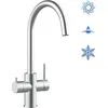 Image de Vizio - Robinet De Cuisine Mitigeur 5 Voies En Acier Inoxydable Chirurgical 316 Brosse Mat Robinet Bec Cygne Pivotant 360