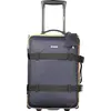 Image de Trolley de voyage bleu : unie, pratique, avec roulettes & espace de rangement
