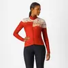 Image de Maillot de vélo à manches longues CASTELLI pour l'hiver - UNLIMITED THERMAL 2 W - Rouge, taille S