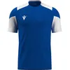 Image de Maillot Macron Glory Golem à manches courtes pour homme - Bleu roi / Blanc
