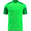 Image de Maillot Macron Glory Golem à manches courtes pour homme - Vert fluo / Vert