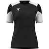 Image de Maillot Macron Glory Sphinx à manches courtes pour femme - Noir / Blanc