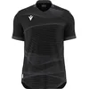Image de Maillot Macron Wyvern Eco à manches courtes pour enfants - Noir / Anthracite