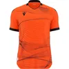 Image de Maillot Macron Wyvern Eco à manches courtes pour enfants - Orange / Noir
