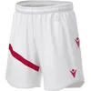 Image de Short Macron Shen Eco pour homme - Blanc / Rouge