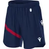 Image de Short Macron Shen Eco pour homme - Bleu marine / Rouge