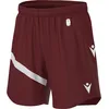 Image de Short Macron Shen Eco pour homme - Bordeaux / Blanc