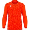 Image de Maillot Macron Corvus Eco Tw à manches longues pour enfants - Orange / Noir