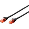 Image de Câble réseau rigide UTP de catégorie 6 Ewent EW-6U 1000 Mbit/s Noir