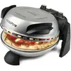 Image de Four À Pizza Électronique 1200 W   Acier Inoxydable   Diamètre 31 Cm   Surface De Cuisson En Pierre   Couleur Noir, Argent   G3 Ferrari