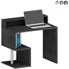 Image de Bureau peu encombrant pour la maison et le bureau, 100 x 50 x 92,5 cm, avec rehausse Esse 2 Plus - Noir