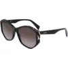 Image de Liu Jo Femme Liu Jo LJ797S 012 Lunettes de soleil Acétate Noir Gris Carré Normale Ombré