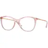 Image de VOGUE EYEWEAR Femme VOGUE EYEWEAR VO5562 2939 Montures optiques Injecté Rose Pantos Normale