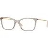 Image de VOGUE EYEWEAR Femme VOGUE EYEWEAR VO5563 2990 Montures optiques Nylon Marron Papillon Normale