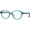 Image de VOGUE EYEWEAR Enfant VOGUE EYEWEAR VY2025 3068 Montures optiques Nylon Bleu Ronde Normale