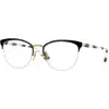 Image de VOGUE EYEWEAR Femme VOGUE EYEWEAR VO4304 352 Montures optiques Métal Noir Ronde Normale