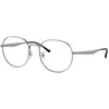 Image de Ray - Ban Unisex Ray - Ban RX6517D 2502 Montures optiques Métal Gris Transparent Pantos Normale