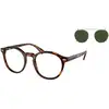 Image de Polo Ralph Lauren Homme Polo Ralph Lauren PH4218 613771 Lunettes de soleil Acétate Tortue Vert Ronde Normale