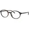 Image de Ray - Ban Unisex Ray - Ban RX5429 GERMAN 2012 Montures optiques Acétate Tortue Transparent Ronde Normale