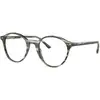 Image de Ray - Ban Unisex Ray - Ban RX5430 BERNARD 8356 Montures optiques Acétate Vert Transparent Pantos Normale