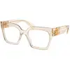 Image de Miu Miu Femme Miu Miu MU 04UV 11T1O1 Montures optiques Acétate Marron Carré Normale